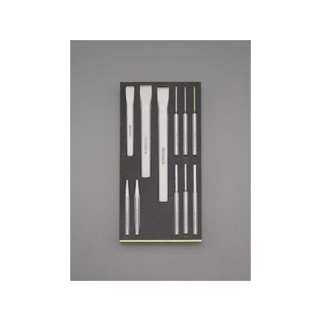 エスコ 11本組 ポンチ・タガネセット ESCO バイク 車 自動車 自転車