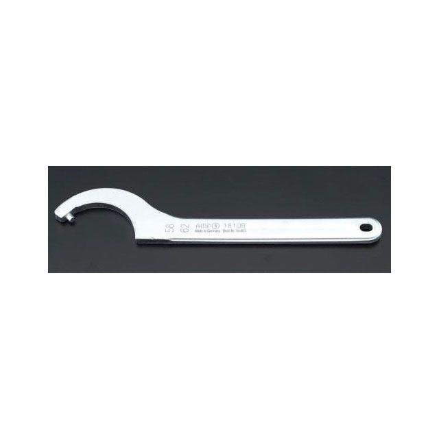 専用 エスコ（ESCO） 155-165mm フックレンチ（ピン型 メッキ付
