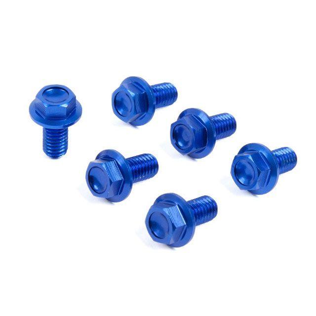 ZETA ジータ フォークガードボルトセット（ブルー） ロゴ無し