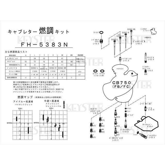 KEYSTER（キースター） CB750FB/CB750FC HONDA CB750FB/CB750FC（RC04