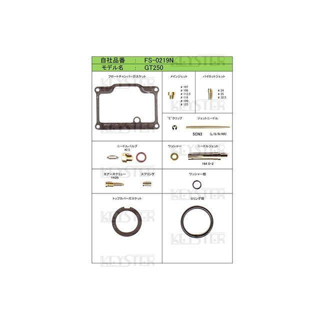 ＊ ご確認用 ＊ KEYSTER キースター GT250 SUZUKI GT250用燃調キット バイク