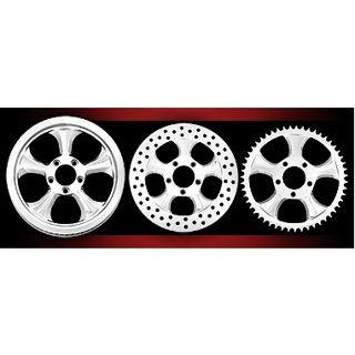部品屋K\u0026W 汎用 TAHOE/RENEGADE WHEELS 材質 クロームメッキ サイズ Pulleys K\u0026Wの画像