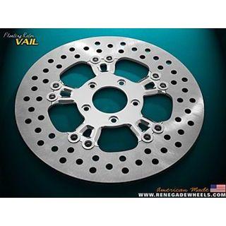 部品屋K\u0026W 汎用 VAIL/RENEGADE WHEELS 材質 クロームメッキ サイズ Pulleys K\u0026Wの画像