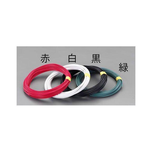 エスコ（ESCO） 2.0mmx100m IV電線（単線/黒） : モトメガネYahoo!店