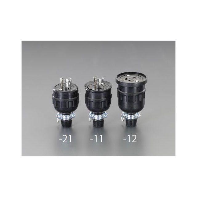 エスコ（ESCO） AC250V/30A 防水型引掛プラグ（接地2P） : モトメガネ