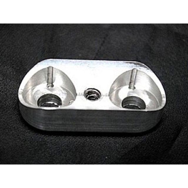 部品屋K&W 汎用 スイッチボックス タイプ1（アルミ） 仕様 7/8インチ用