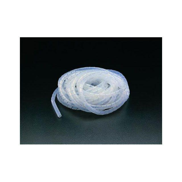 エスコ 4.0mmx10m スパイラルチューブ（白） ESCO バイク 車 自動車