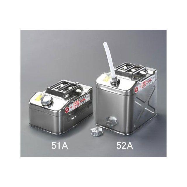 【店頭お渡し限定】（25-11-9）ESCO　ミリタリー風　燃料缶　10L エスコ（ESCO） 10L ガソリン携行缶（ステンレス製） : モトメガネ