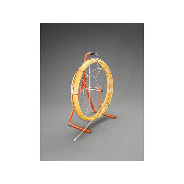 のり(●´ω｀●) エスコ（ESCO） 6.5mmx 50m FRP通線ロッド : モトメガネYahoo!店