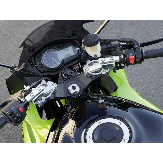 オーバーレーシング Ninja1000 スポーツライディング ハンドルキット カラー シルバー OVER RACINGの画像