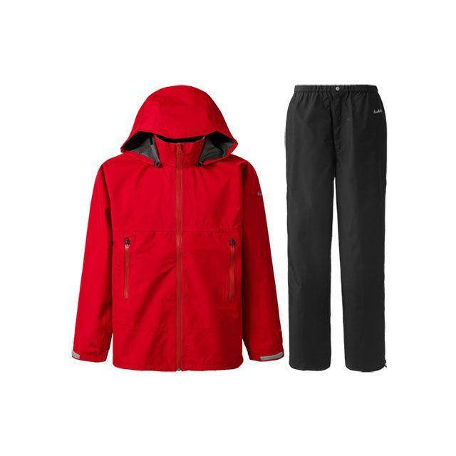正規品／プロモンテ SR139M GORE-TEX パックライトプラス レインスーツ メンズ（レッド） サイズ：S PUROMONTE キャンプ