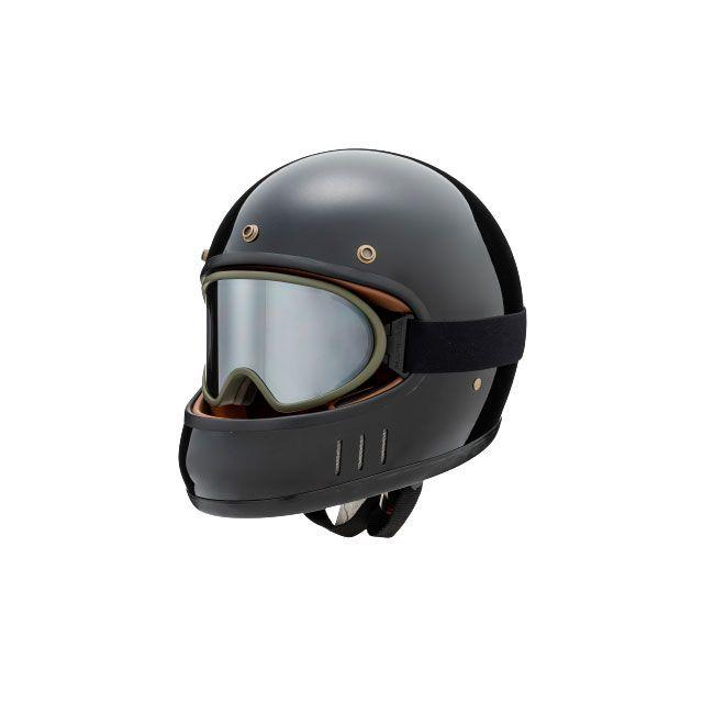 H モーターサイクリング ゴーグル マルシン モーターサイクルゴーグル マットグレー Marushin