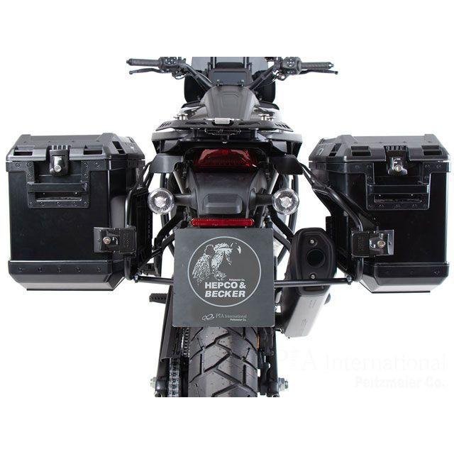 ヘプコ＆ベッカー - PAN AMERICA 1250/SPECIAL/ST サイドケースホルダー ＋ Xplorer（Cutout）仕かける black…