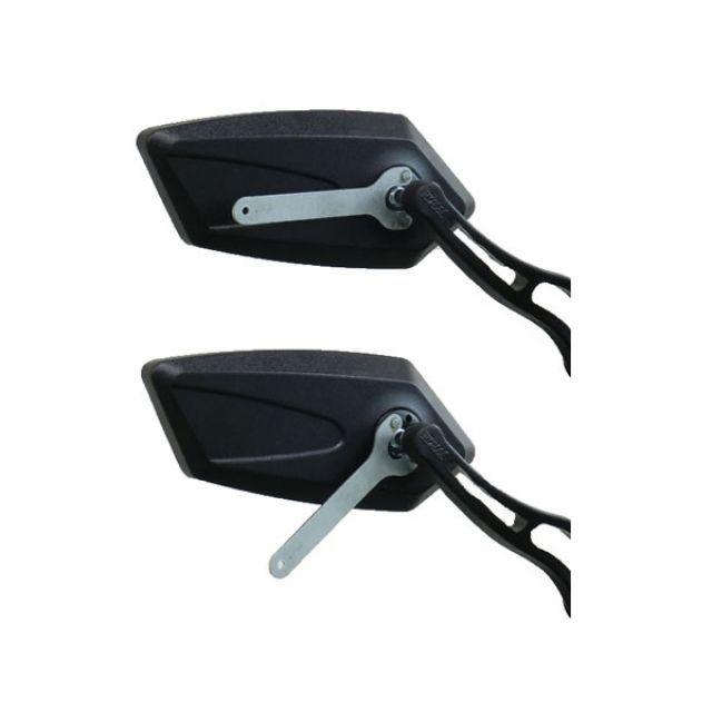 アルファーオート フリージョイントミラー アダプター付 ブラック ALFA