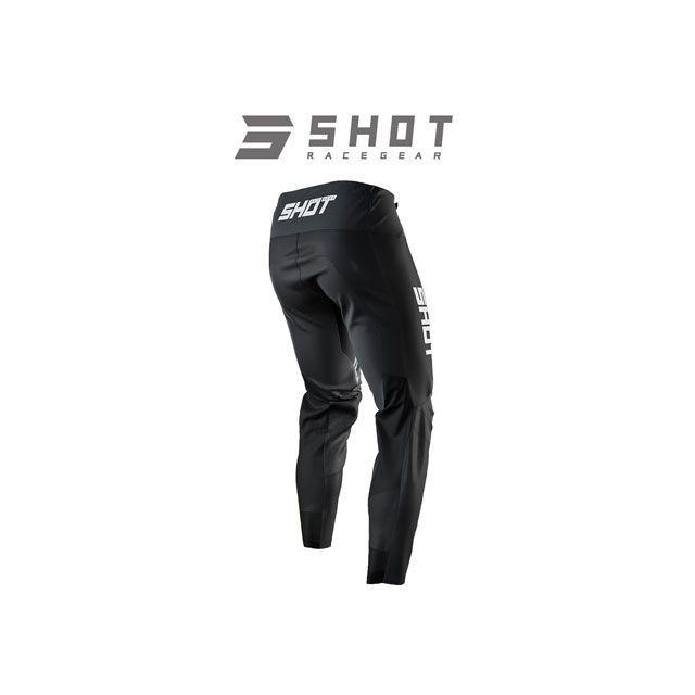 SHOT レーシングパンツ コンタクト ショット モトクロス バイク 30 黒 SHOT RACE GEAR パンツ CONTACT DRAW（ネオンイエロー） サイズ 30