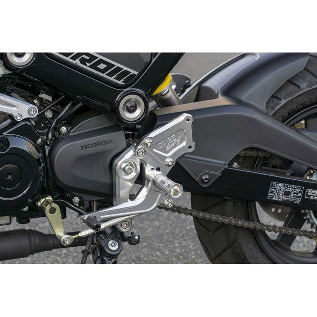 オーバーレーシング GROM バックステップ 4ポジション（シルバー） OVER RACING_2