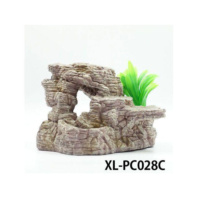 アルファテック XL-PC028C 岩/トンネル（小） 水槽 ケージ 飼育ケース