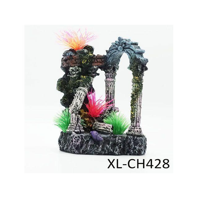 アルファテック XL-CH428 遺跡と水草 水槽 ケージ 飼育ケース