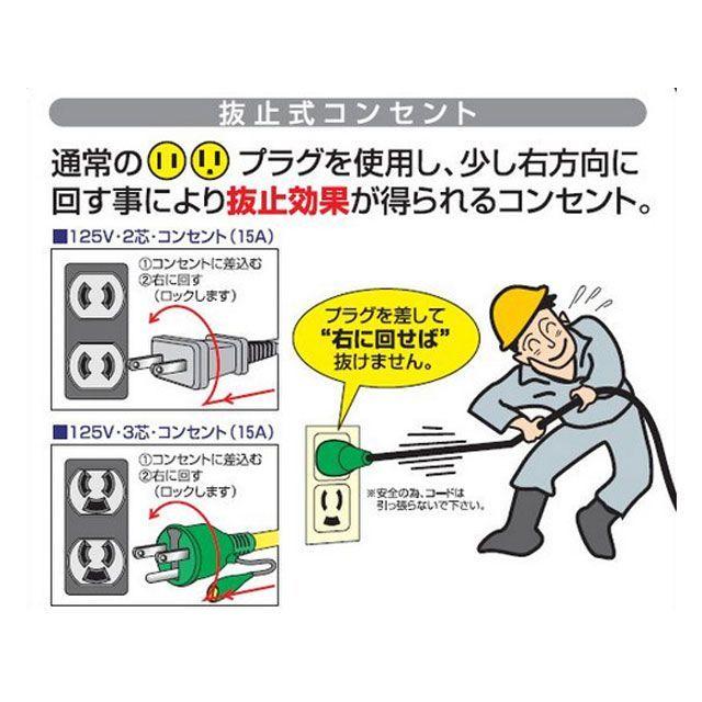 日動工業 NF-E34N 電工ドラム（15A・30M）アース付 nichido