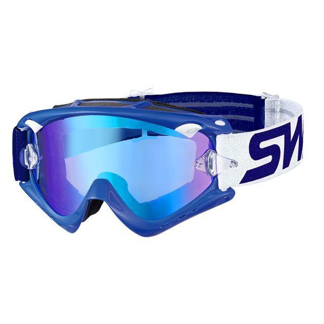 ミズノアルファ2 JAPAN 27.5cm SWANS スワンズ MX-RUSH-M ダートゴーグル（ブルー×ブルー