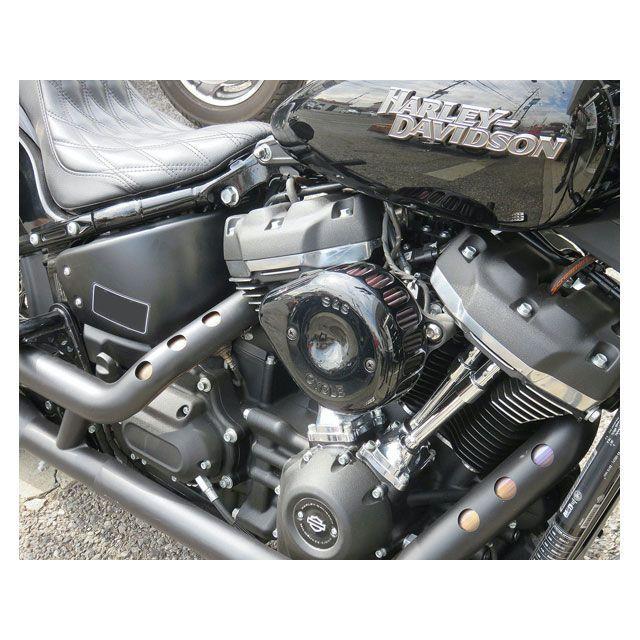 エス＆エス ステルスエアクリーナー ミニティアドロップカバー ブラック S\u0026Sの画像