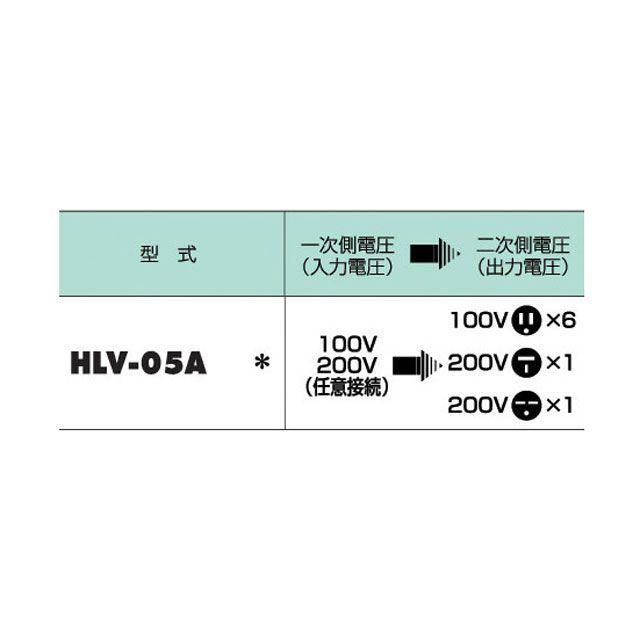 正規品／ハタヤ HLV-05A トランスル（5.0KVA昇降圧型） HATAYA バイク｜camp｜02