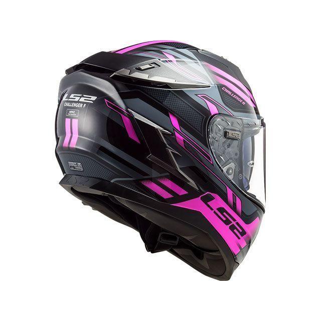 正規品／エルエスツーヘルメット CHALLENGER F（SPIN BLACK TITANIUM PINK） サイズ：L LS2 HELMETS バ…｜camp｜03