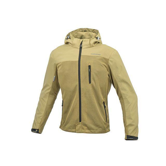 コミネ 2022年春夏モデル JK-114 プロテクトメッシュパーカ-テン（ベージュ） サイズ L KOMINE コミネ（Komine） 2022年春夏モデル JK-114 プロテクトメッシュパーカ