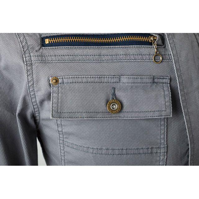 LSeaページ 中国産業 DOG 8046-809 カーゴパンツ（L 灰） サイズ 3L chusan
