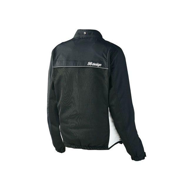 カワサキ（Kawasaki） ハーフメッシュパーカー（ブラック/レッド