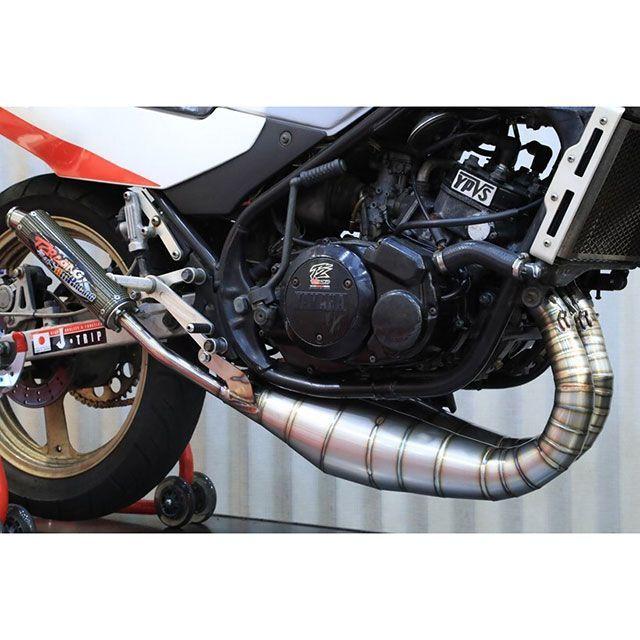 T2レーシング RZ250R 大阪SAM-R×T2-RコラボRZ250R用チタン左右出し