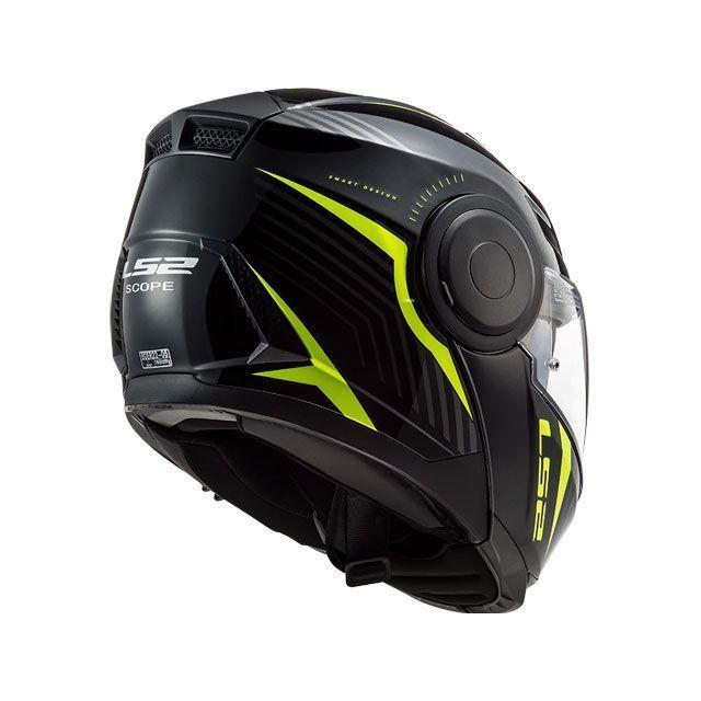 LS2 HELMETS エルエスツーヘルメット SCOPE（スキッドブラックイエロー