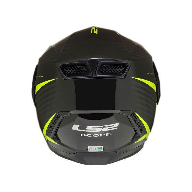 LS2 HELMETS エルエスツーヘルメット SCOPE（スキッドブラックイエロー
