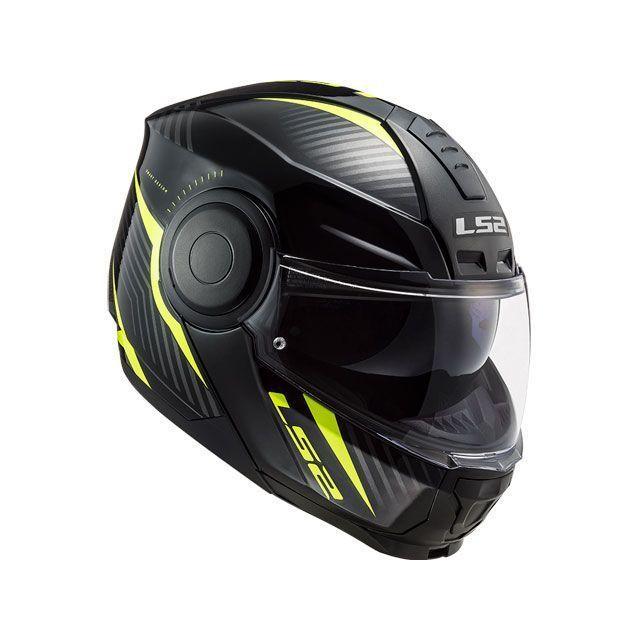 LS2 スコープ scope ヘルメット Lサイズ ブラック×イエロー 未使用 LS2 HELMETS エルエスツーヘルメット SCOPE（スキッドブラックイエロー