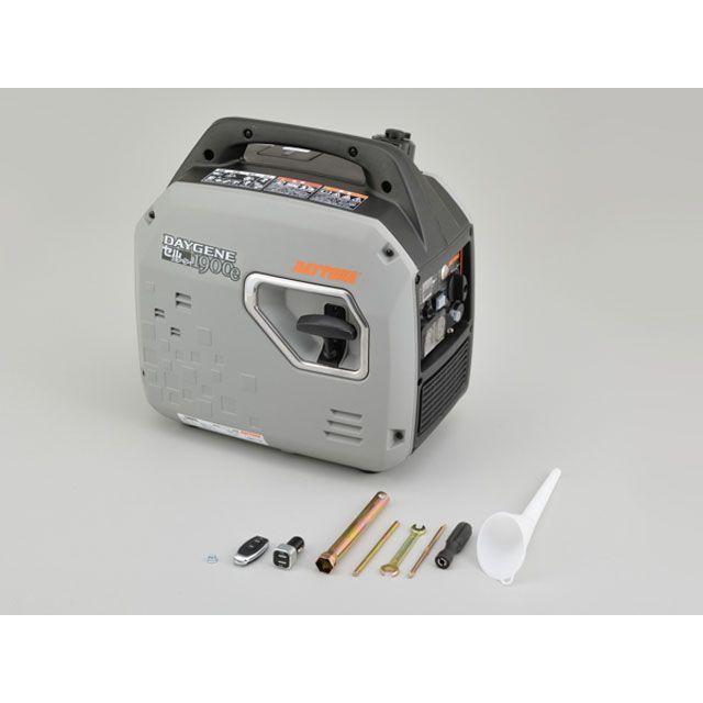 工具、DIY用品 DAYTONA DAYGENE1900e ポータブルインバーター発電機