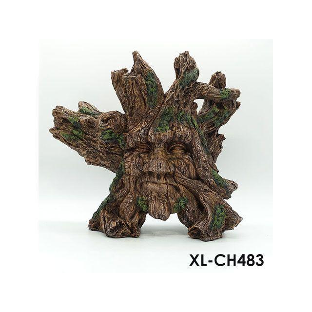 専用ページ　オブジェ　 N°5 アルファテック XL-CH483 木/顔（大）流木 水槽 ケージ 飼育ケース