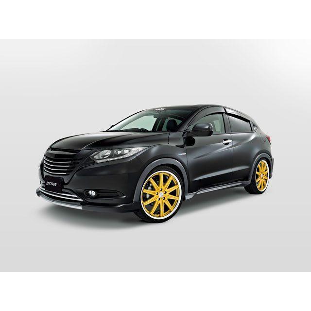 ☆ヴェゼル フロントバンパースポイラー☆B594P grow RU ヴェゼル フロントハーフスポイラー 塗分け塗装済み カラー