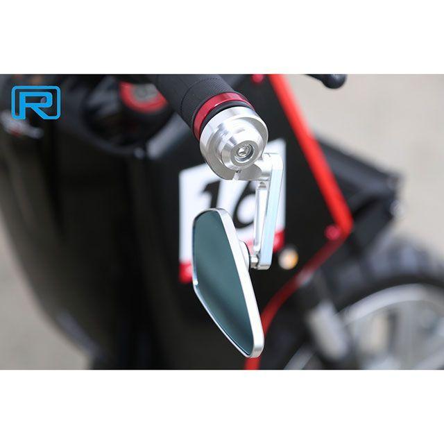 Rin Parts（リンパーツ） 汎用 CNC トライアングル バーエンドミラー