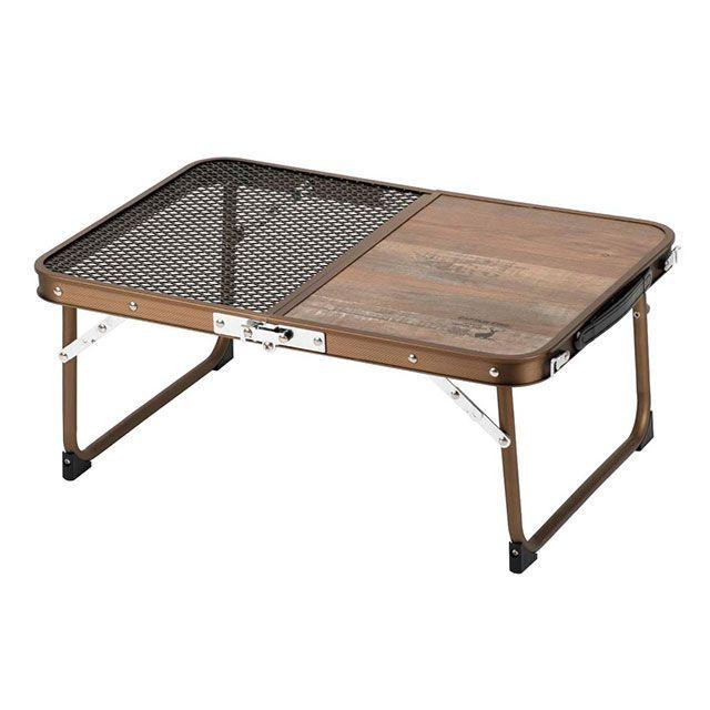 CAPTAIN STAG ハーフメッシュテーブル 60x40cm 2個セット CAPTAIN STAG（キャプテンスタッグ） ビストロ ハーフメッシュテーブル