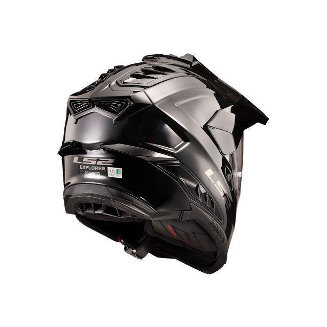 正規品／エルエスツーヘルメット EXPLORER F（ブラック） サイズ：XL LS2 HELMETS バイク｜camp｜08