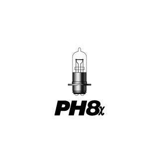 色々と条件あり エム＆エイチ 汎用 バイクビーム PH8x（12V 35/30W） 車検対応品