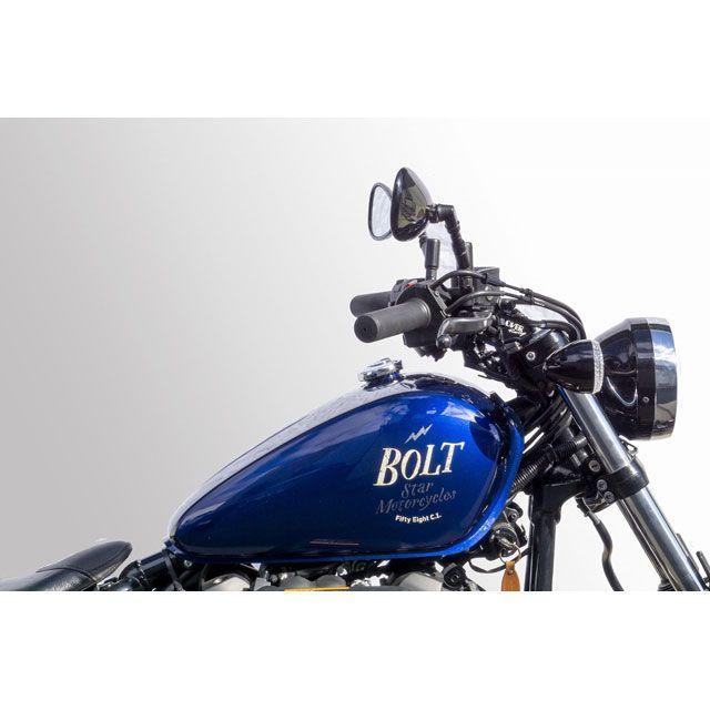 オーバーレーシング BOLT ハンドルライザー（ブラック） OVER RACINGの画像