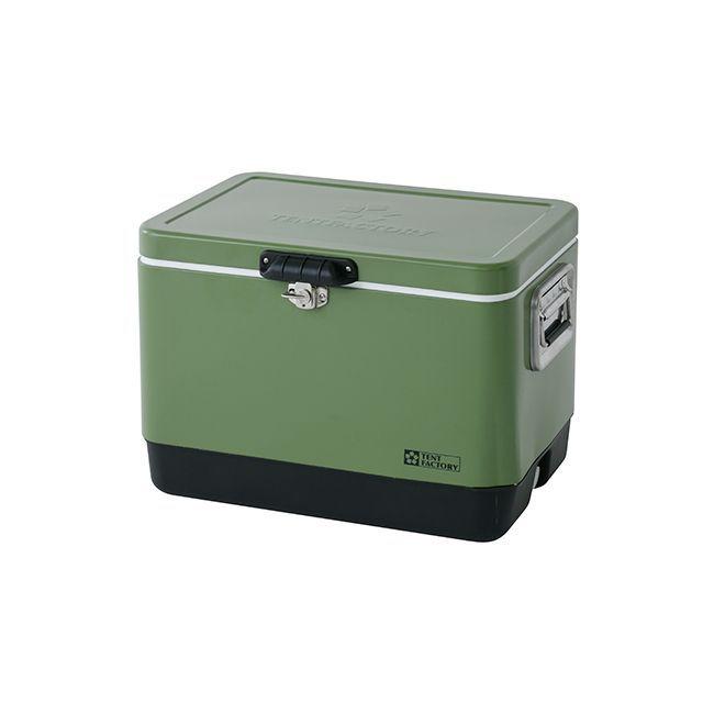 テントファクトリー メタルクーラースチールボックスL MOS TENT FACTORY TENT FACTORY（テントファクトリー） メタルクーラースチールボックスL