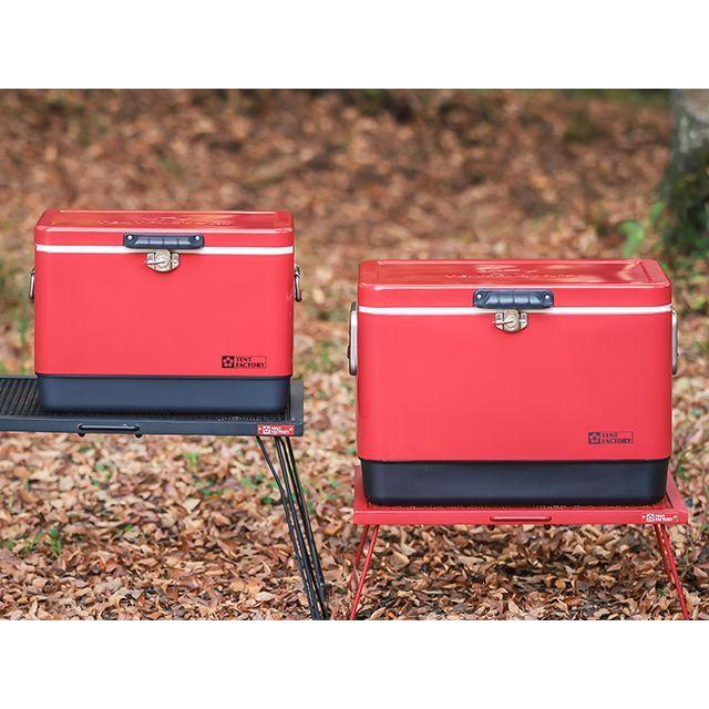 テントファクトリー メタルクーラースチールボックスM RE TENT FACTORY TENT FACTORY（テントファクトリー） メタルクーラースチールボックスM