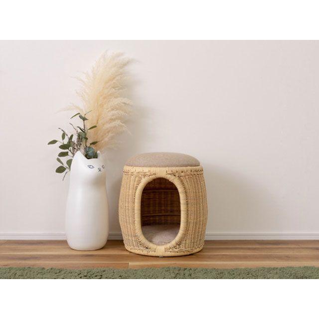 【メーカー直送】東谷 PET-66 ペットスツール（ナチュラル） Azumaya 東谷 【メーカー直送】東谷 PET-66 ペットスツール（ナチュラル