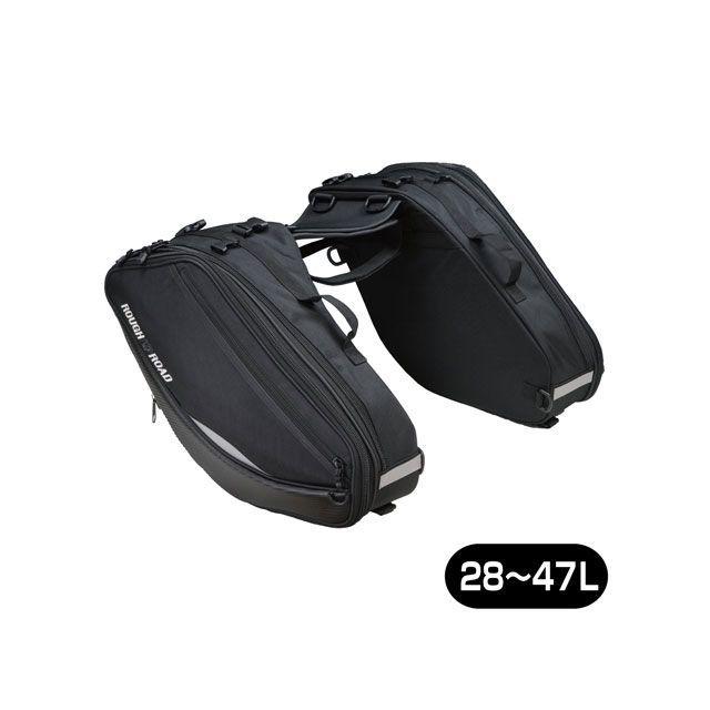 ラフ＆ロード RR9116 バリアブルテールフィンサイドバッグ（ブラック