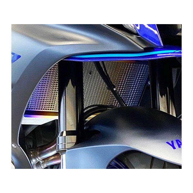 チタニウムパワー YZF-R7 チタン ラジエターコアガード for YAMAHA YZF