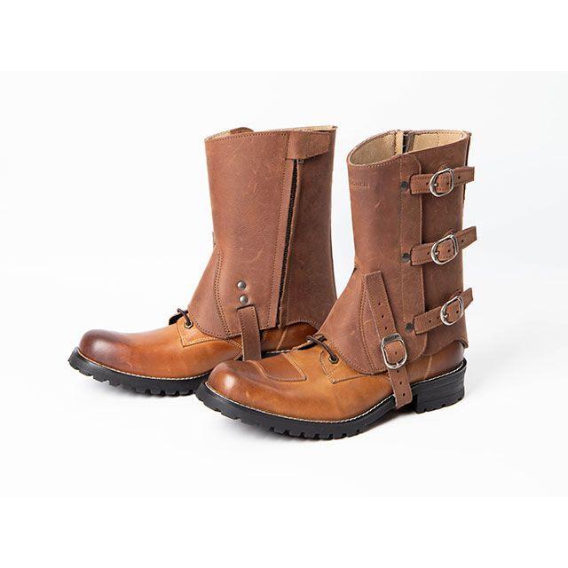 DEGNER LEATHERGAITERS CH-10 デグナー レザーゲートル DEGNER（デグナー） CH-10 レザーゲートル（ブラウン） : モトメガネ