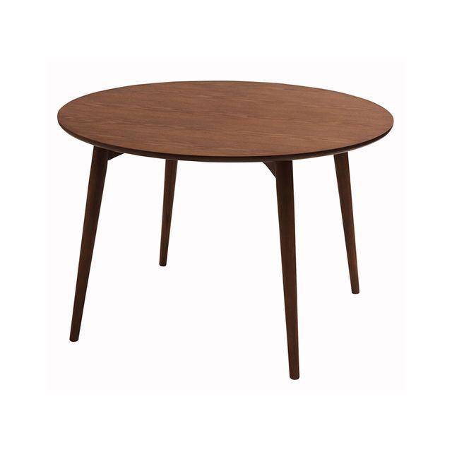 テーブル 東谷 【メーカー直送】東谷 KRM-110BR カラメリ 円形ダイニング