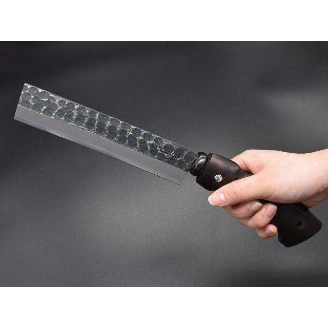 山人 槌目両刃竹割鉈 パラコードカラー ネイビーカモフラ YAMABITO